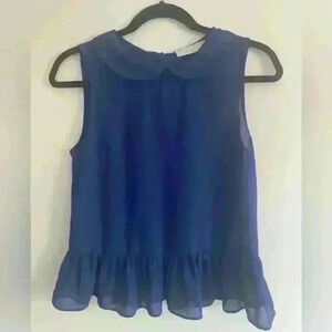 Costa Blank  sheer top‎ size sS